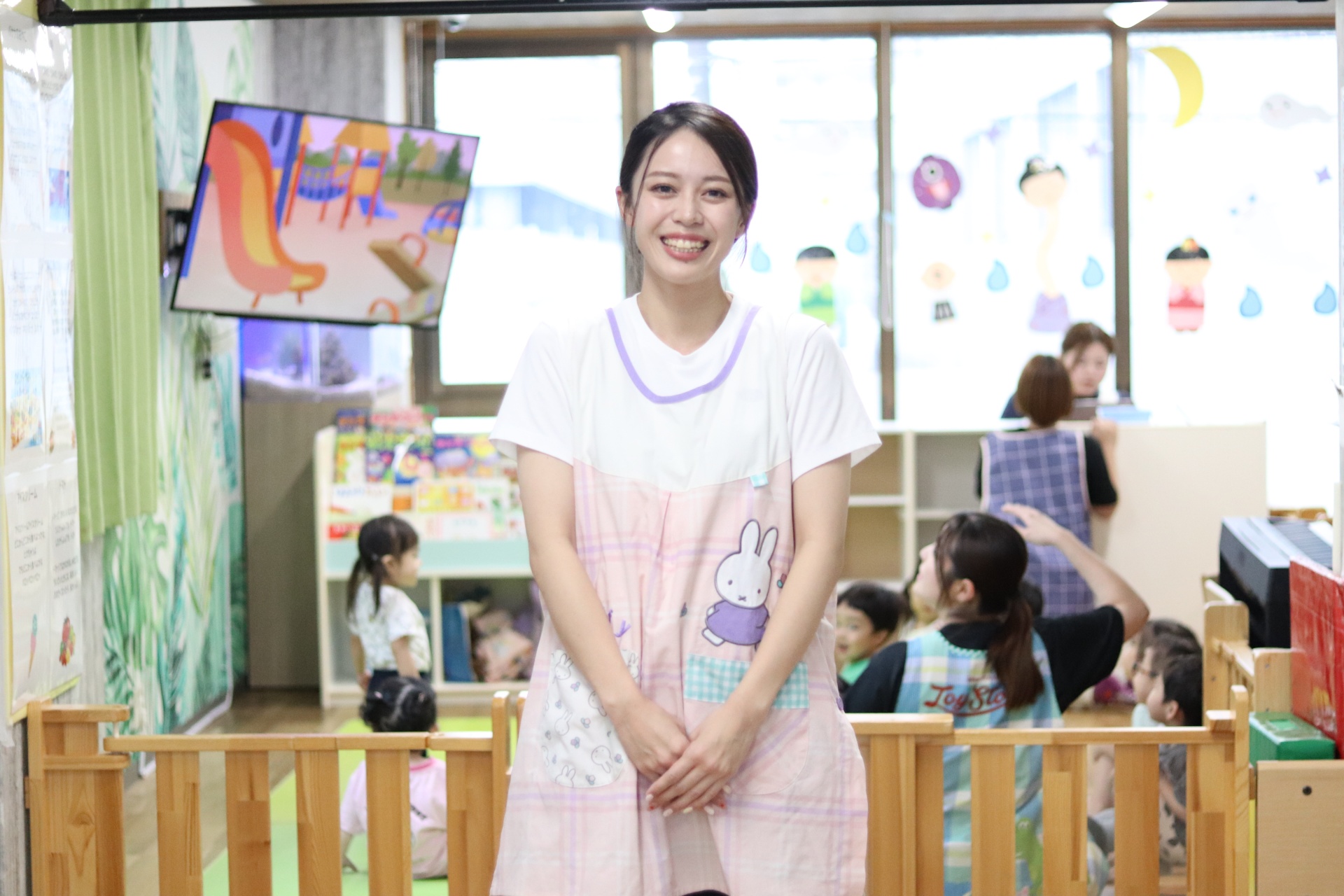 子どもたちと過ごす時間を大切にしたい方へ。19名の少人数だからこそ、一人ひとりと丁寧に向き合える保育