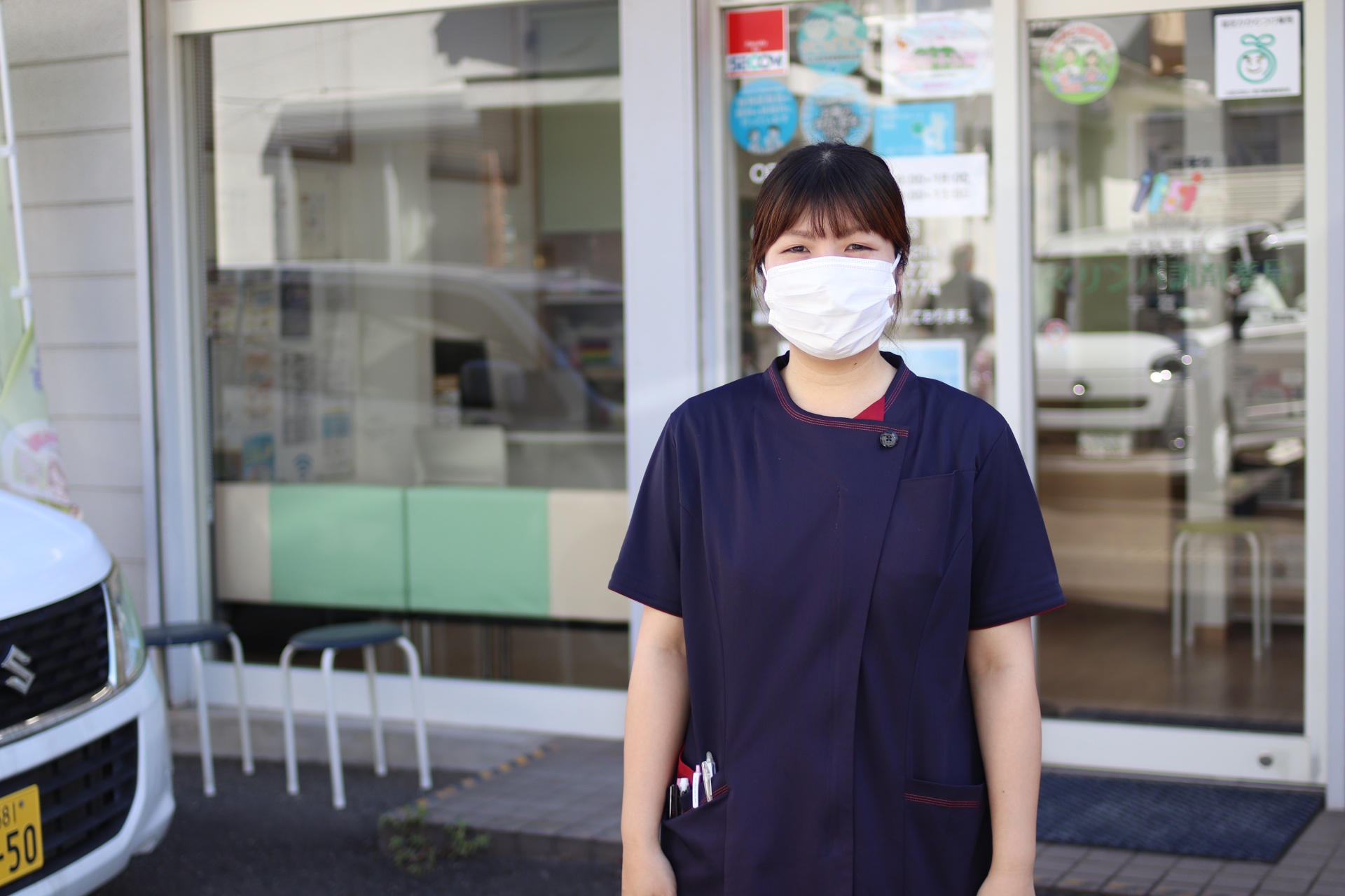 社内のグループチャットを活用して、処方入力や加算に関してわからない点は、すぐに聞ける環境があります