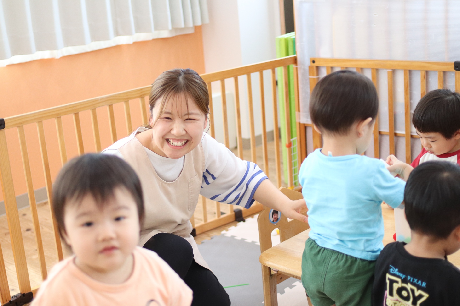 子どもたち一人ひとりとじっくり向き合える保育園です