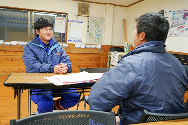 健康に元気で長く働いてもらいたいという会社の想い
