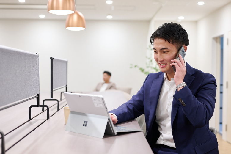 集客力が支える「100％完全反響」の営業スタイル