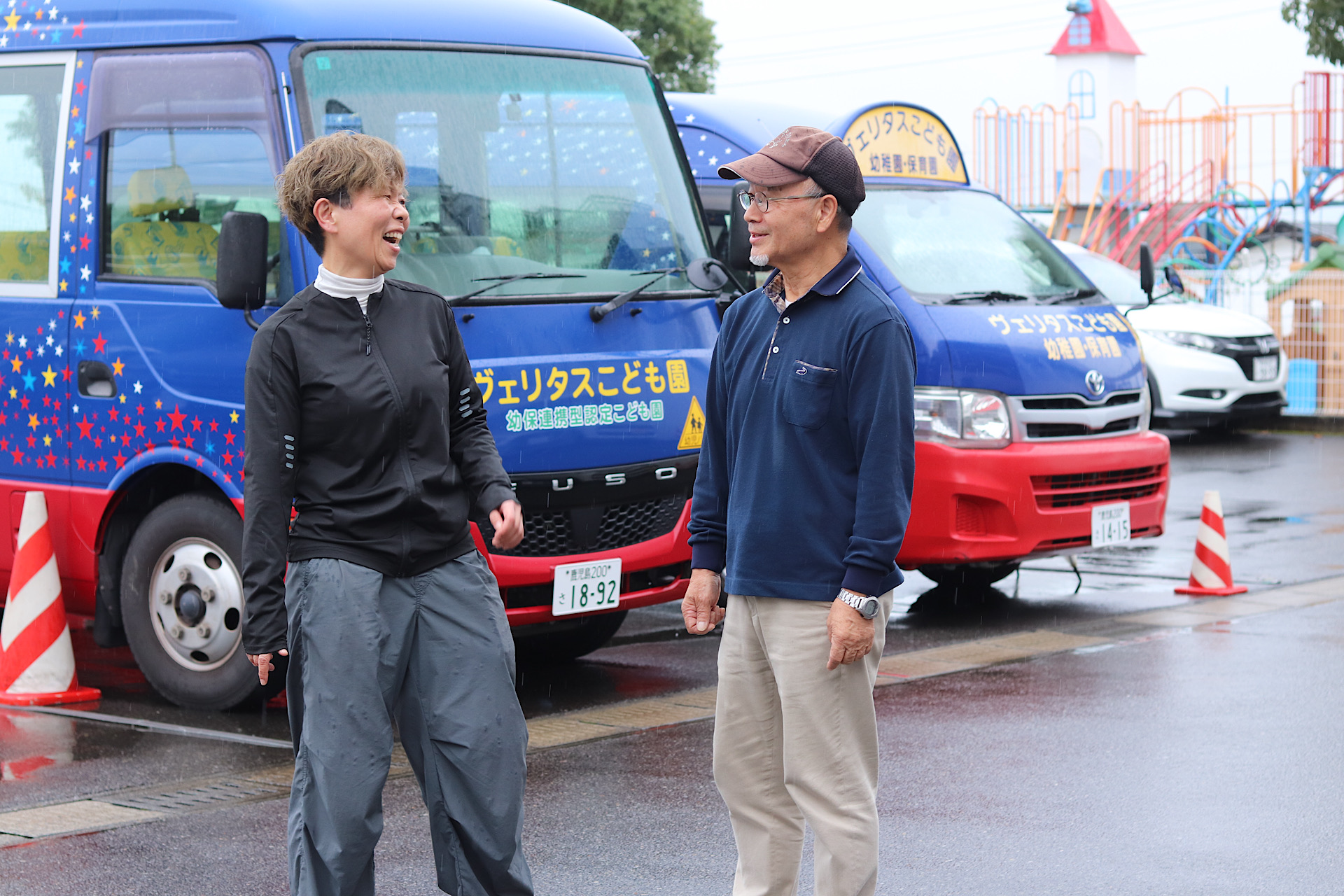 バスコースは1週間毎のローテーションです