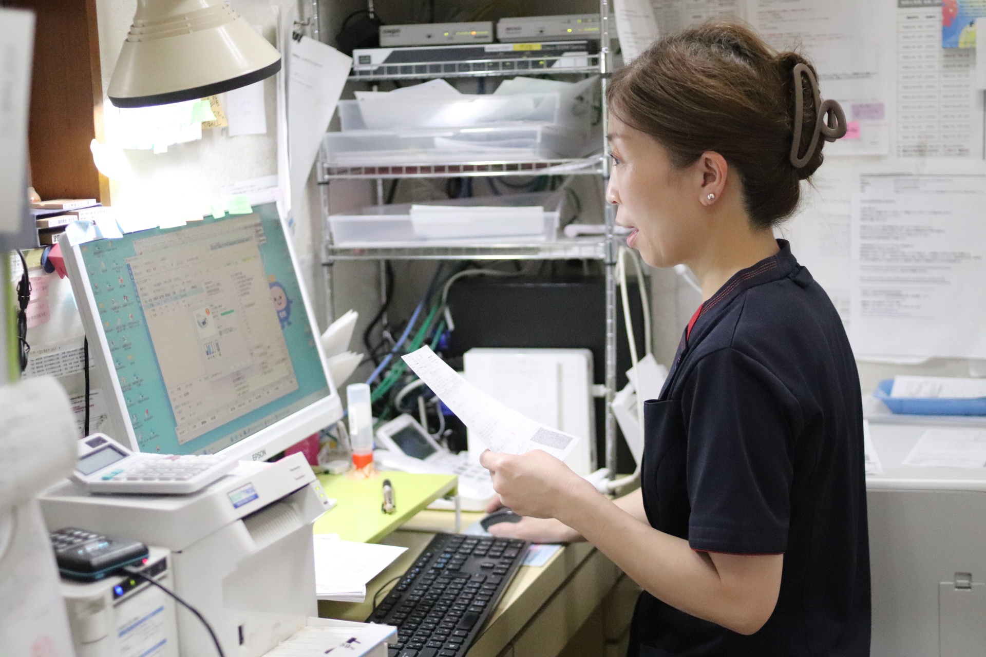 処方箋受付からレセプト業務まで、現場を支える専門職