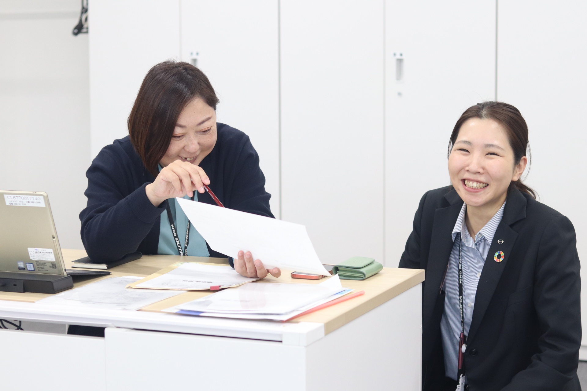 「声を掛けながらコミュニケーションをとっています」