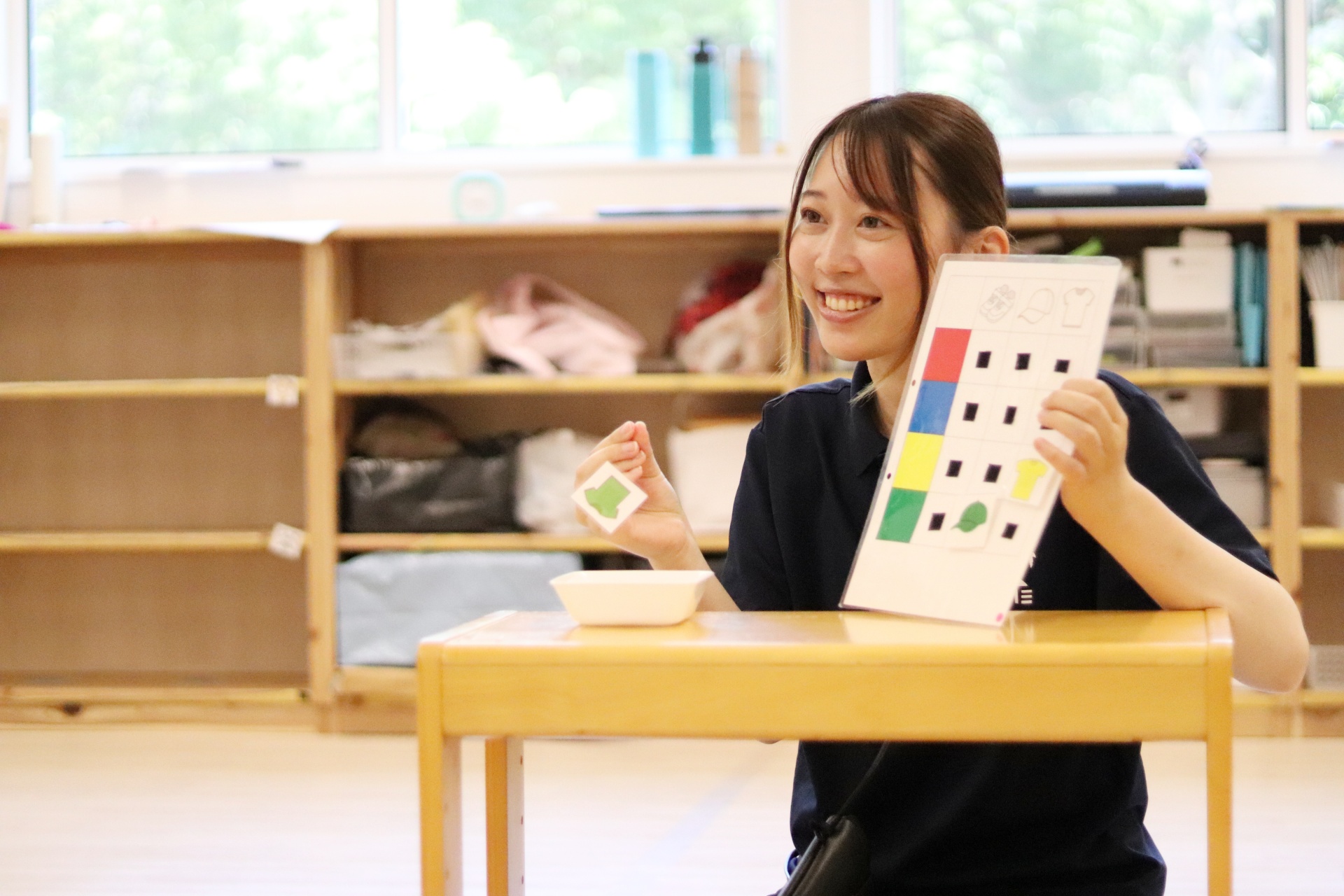 専門職のスタッフと連携しながら子どもと向き合う