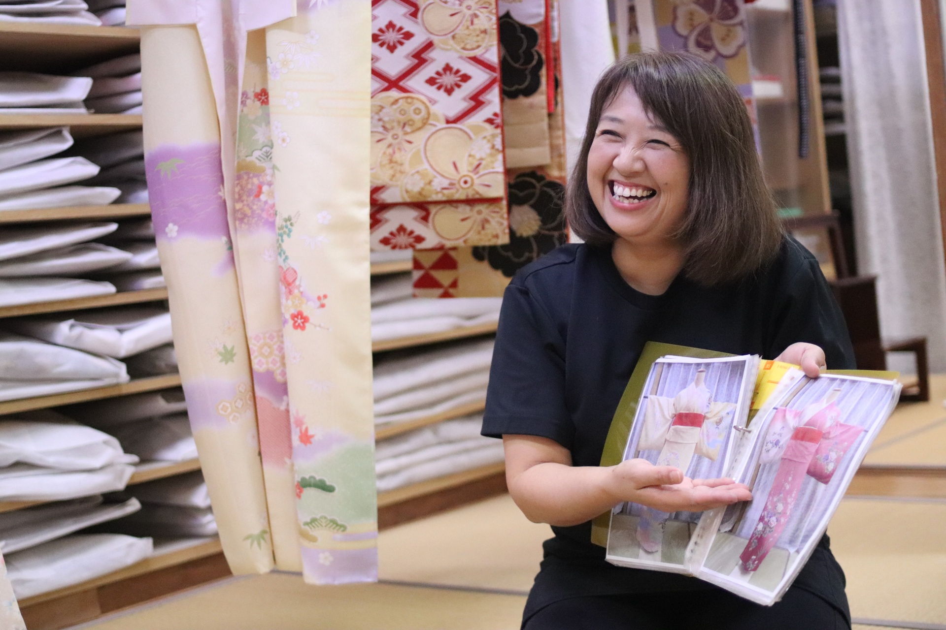 経験を活かし着付けも学べる成長環境