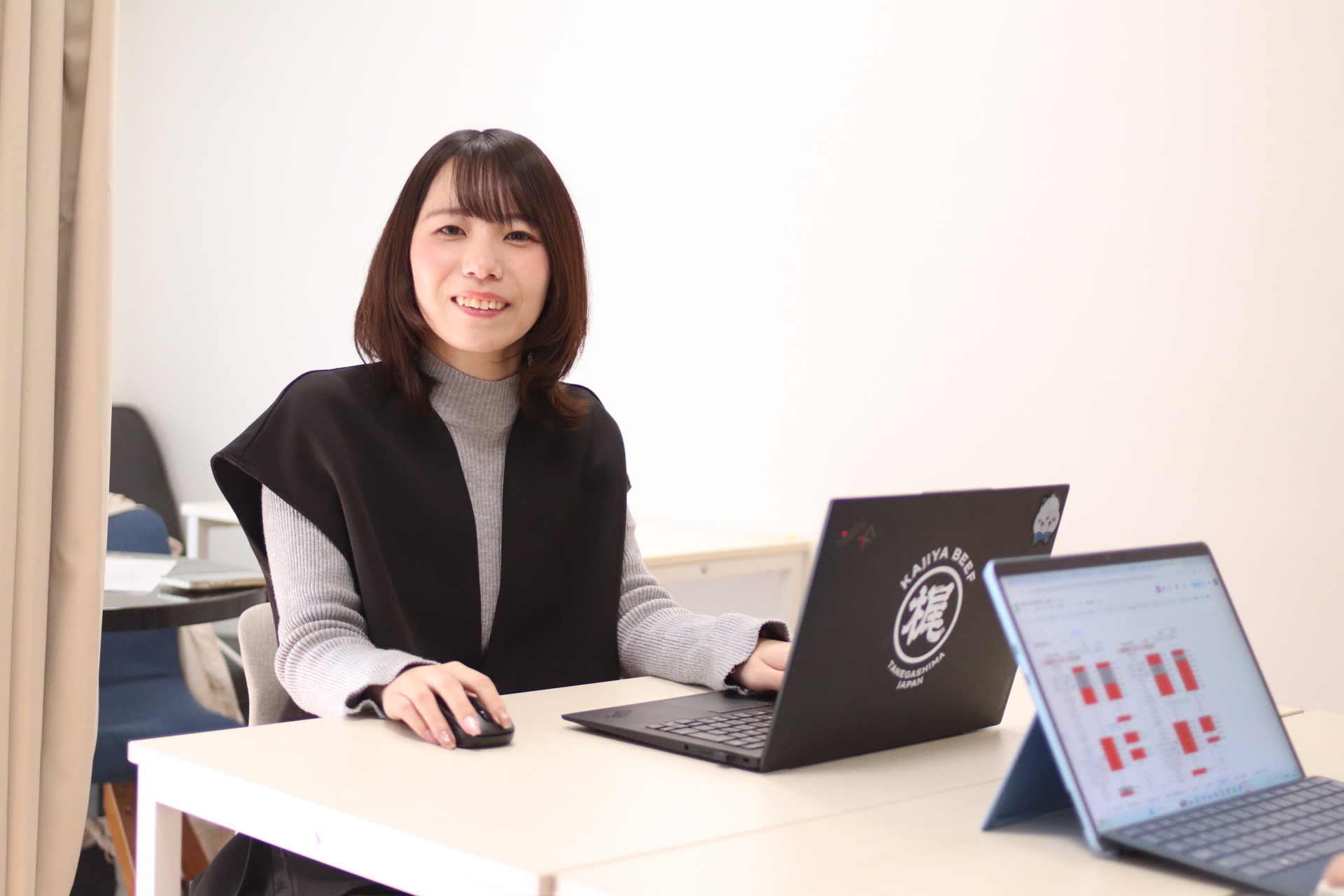 東京の上場企業から出資を受けている期待のスタートアップ企業。スピード感があり、経営や財務が学べる環境