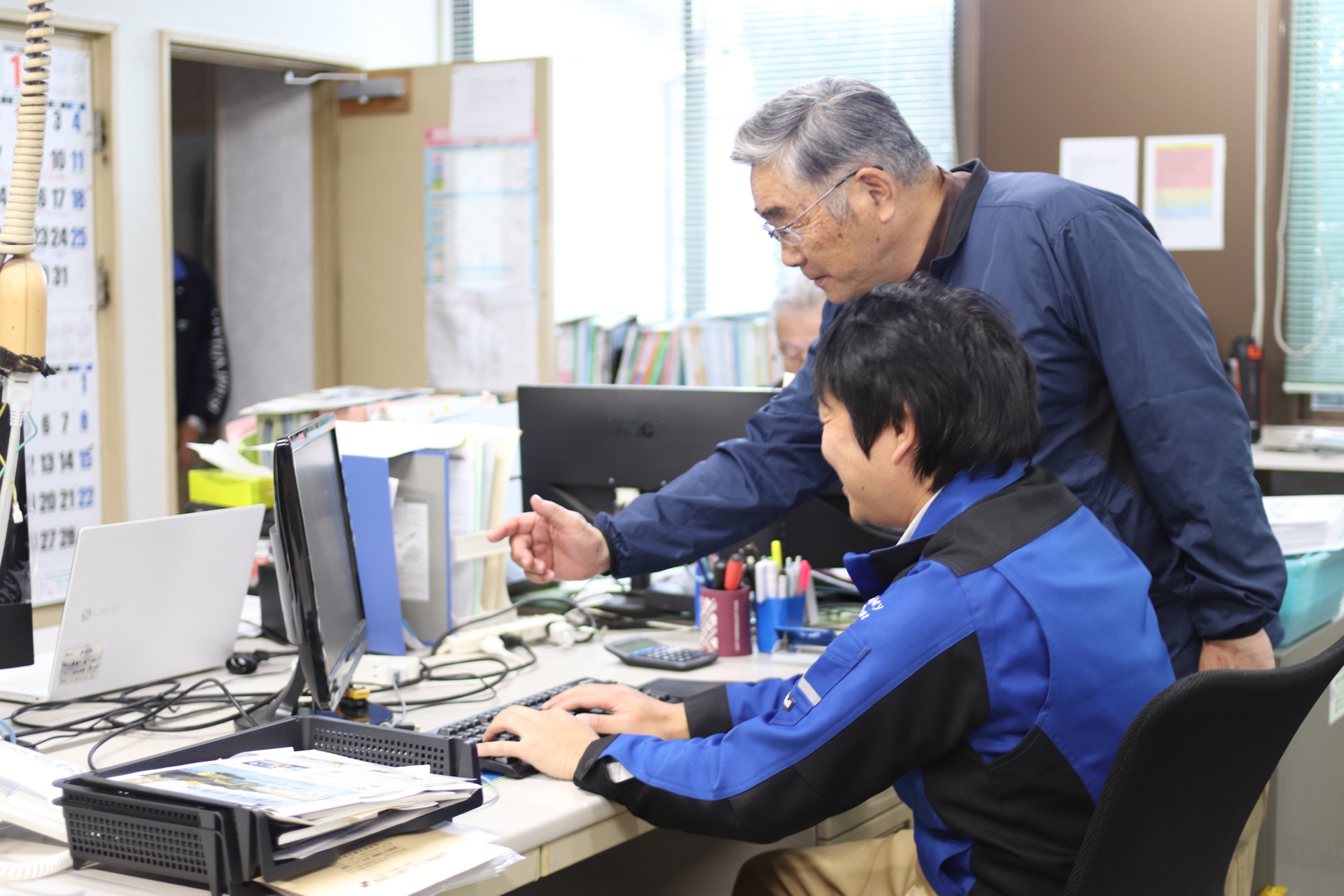 3カ月を目安に、独り立ちを目指します