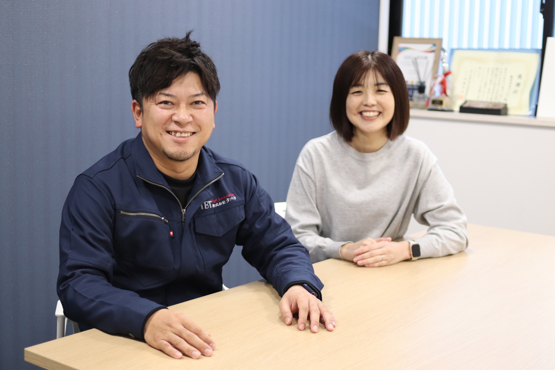 「未来の農業を、共に創る。」社長ご夫婦